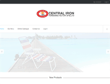 Tablet Screenshot of central-iron.com.sg